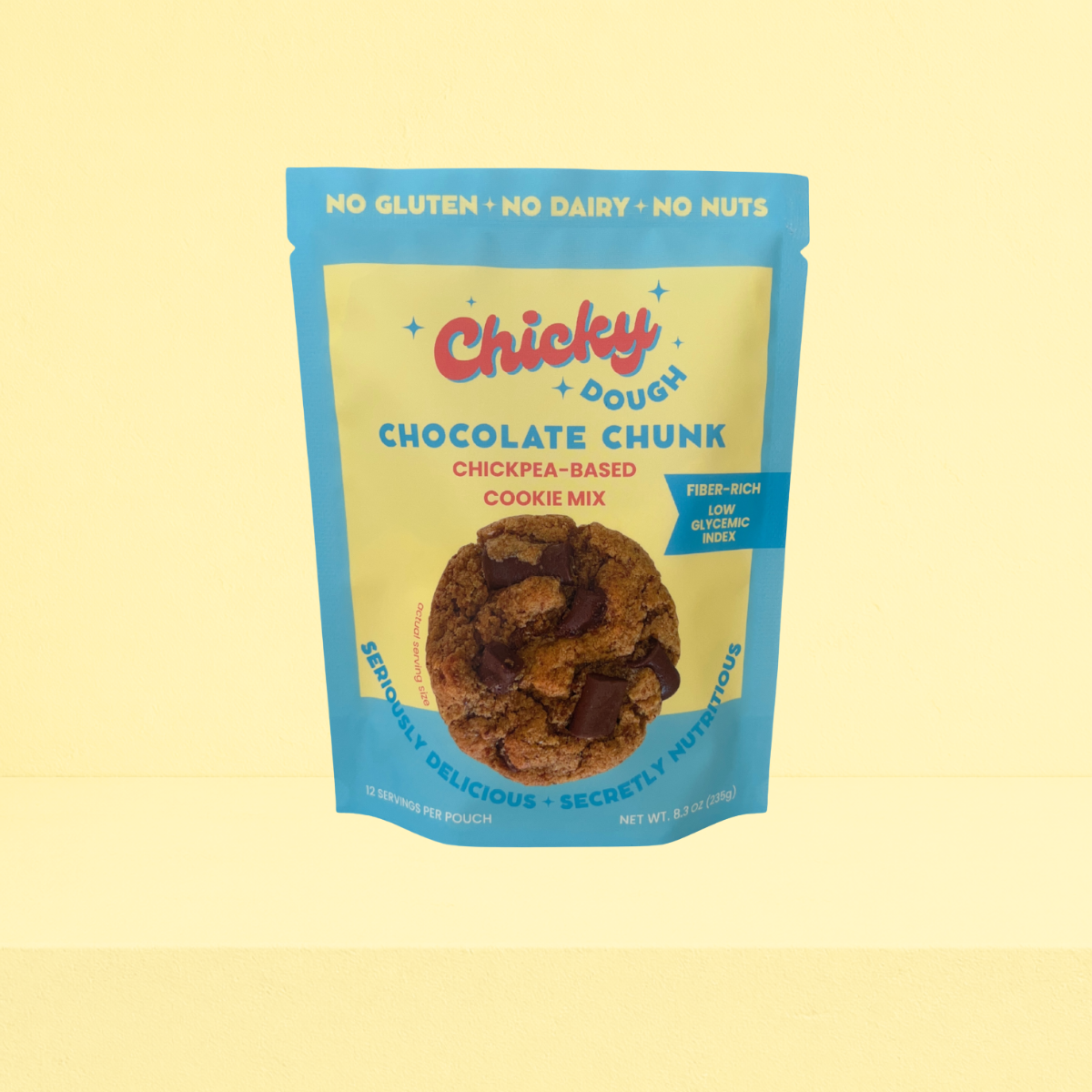 Chocolate Chunk Chickpea-Based Cookie Mix 3 Pack