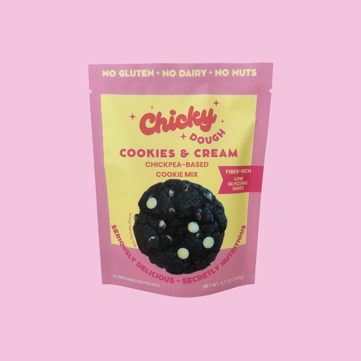 Cookies & Cream Chickpea-Based Cookie Mix