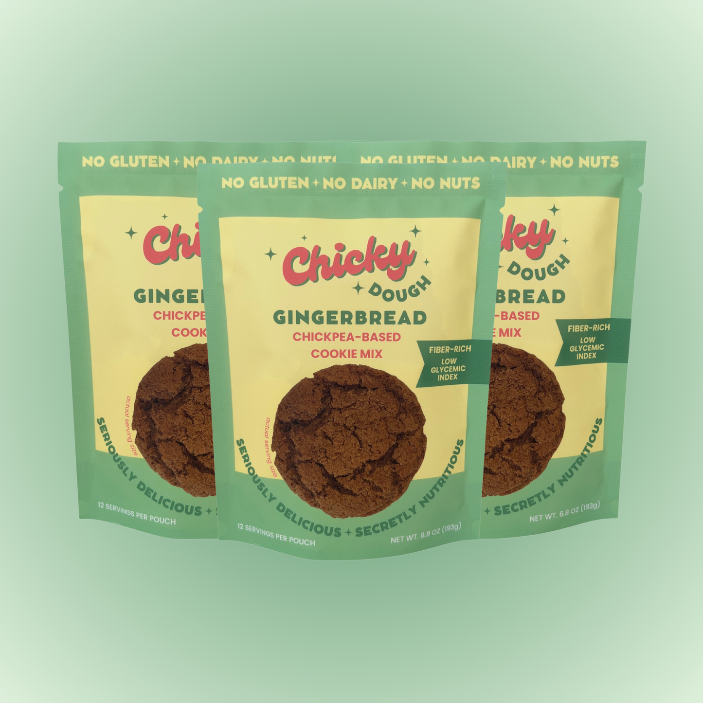 Gingerbread Chickpea-Based Cookie Mix